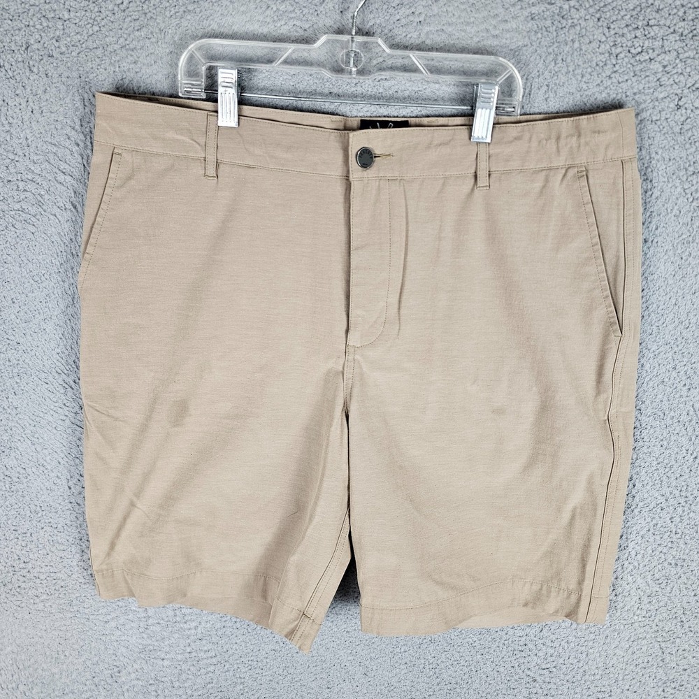 Faherty All Day Shorts Men 36 Hybrid Stretch Flat Front Drawstring Waist MSC0012